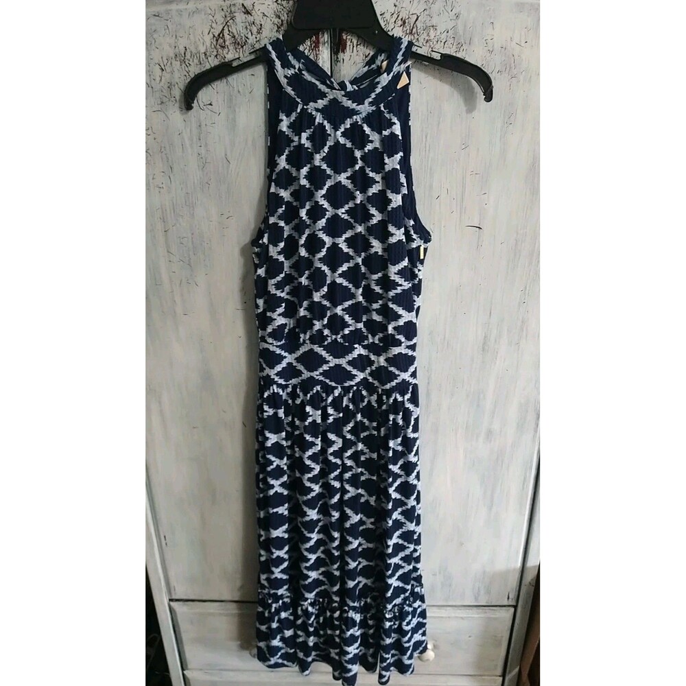 Michael Kors Sleeveless Maxi Dress Size Extra Small Boho Cottage Core...